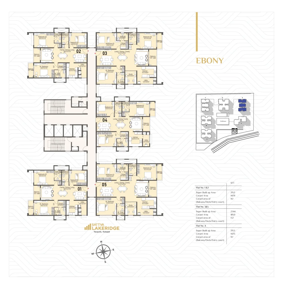 Sattva Lake Ridge Floor plan